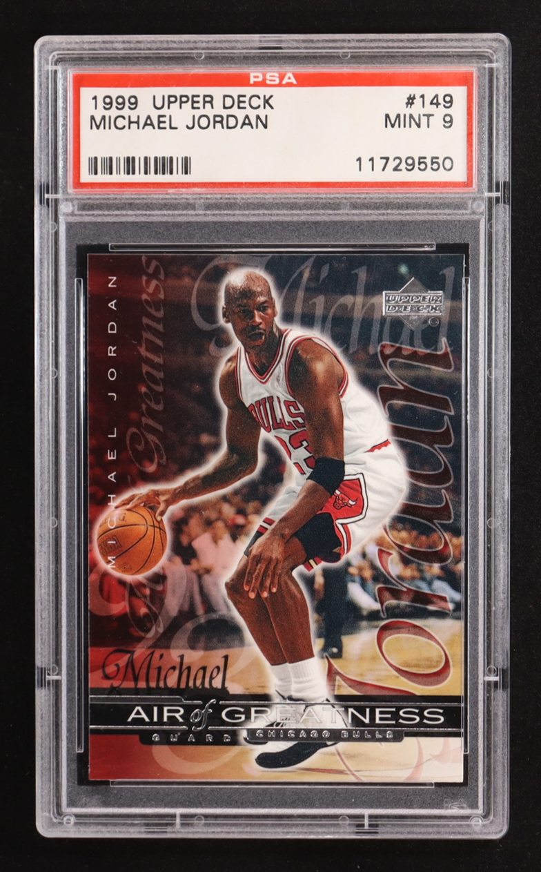 Michael Jordan 1999-00 Upper Deck AIR #149 (PSA 9) at PristineAuction.com Michael Jordan 1999-00 Upper Deck AIR #149 (PSA 9) at PristineAuction.com