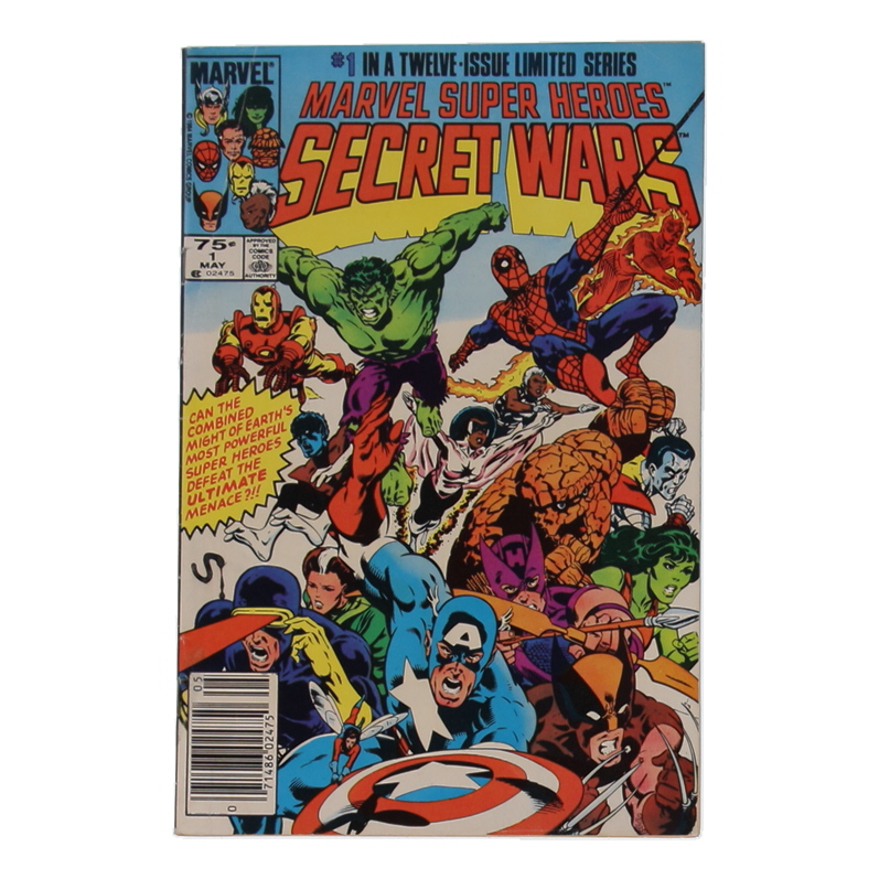 1984 "Secret Wars" Issue #1 Marvel Comic Book at PristineAuction.com 1984 "Secret Wars" Issue #1 Marvel Comic Book at PristineAuction.com