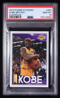 Kobe Bryant 2015-16 Panini Stickers European #467 (PSA 10) at PristineAuction.com