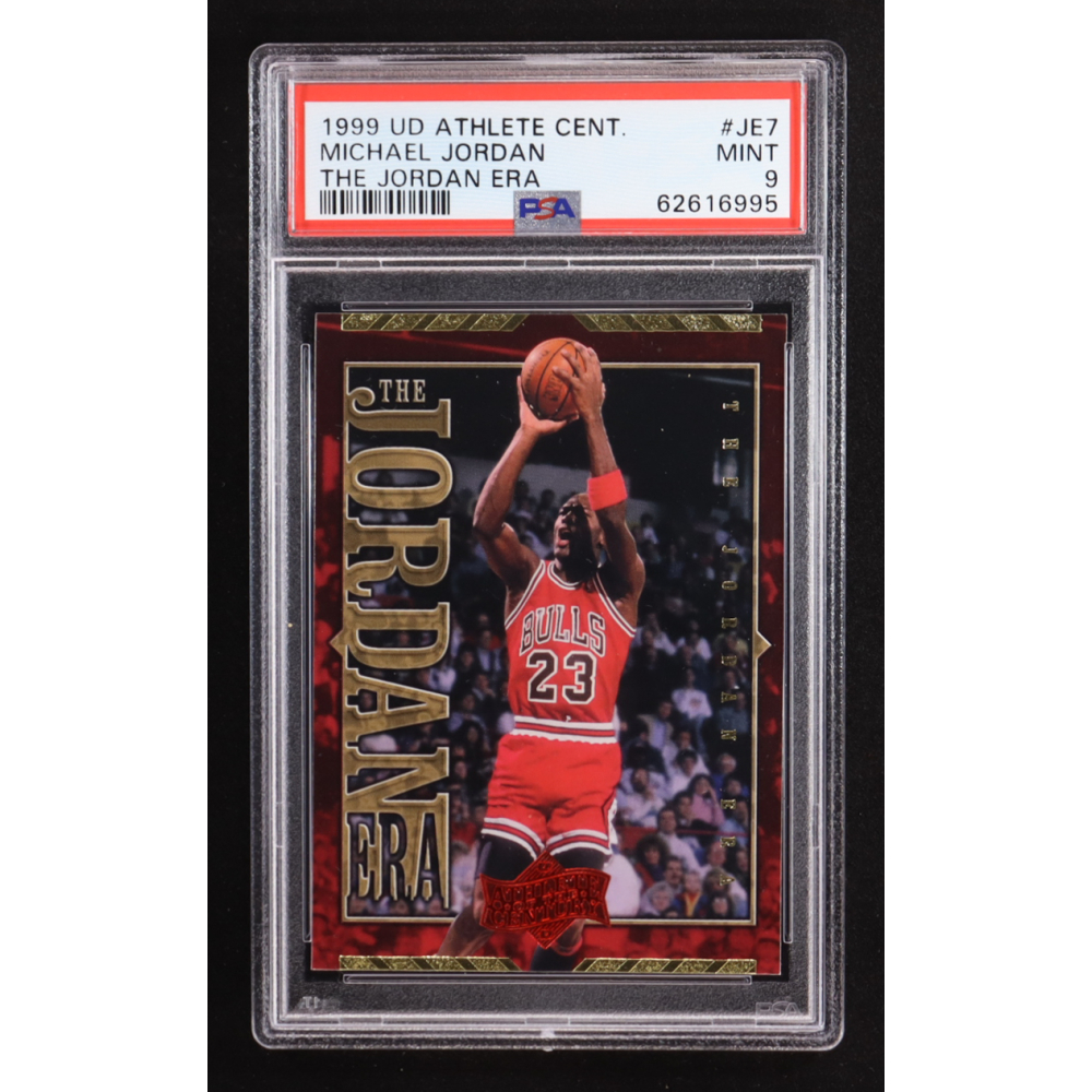 Michael Jordan 1999 Upper Deck Michael Jordan Athlete of the Century The Jordan Era #JE7 (PSA 9) at PristineAuction.com
