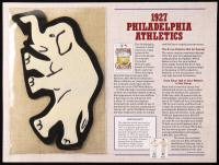 1927 Athletics Commemorative Patch Display at PristineAuction.com