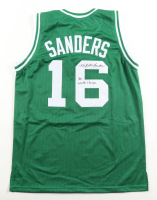 Tom "Satch" Sanders Signed Jersey Inscribed "8x World Champs" (JSA) at PristineAuction.com