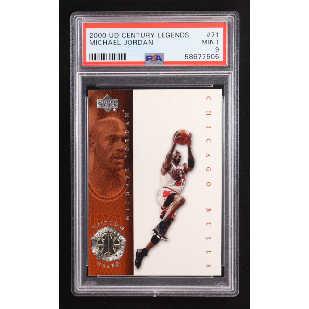 Michael Jordan 2000 Upper Deck Century Legends UDT #71 (PSA 9) at PristineAuction.com