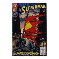 1993 "Superman" Issue #75 DC Comic Book at PristineAuction.com