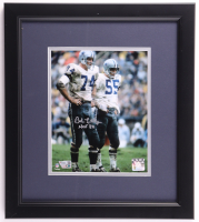 Bob Lilly Signed Custom Framed Photo Display Inscribed "'HOF 80" (Fanatics) at PristineAuction.com