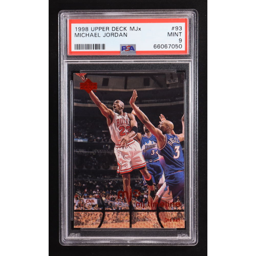 Michael Jordan 1998 Upper Deck MJx Timeline 2nd Half #93 (PSA 9) at PristineAuction.com