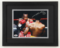 'Sugar' Ray Leonard Signed Custom Framed Photo Display (PSA) at PristineAuction.com