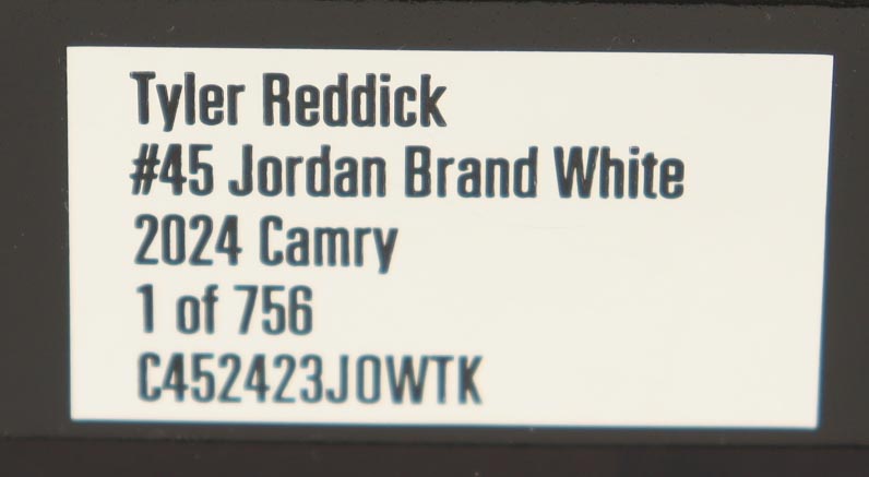 Tyler Reddick Signed 2024 #45 Jordan Brand White | 1:24 Diecast Car (PA) at PristineAuction.com Tyler Reddick Signed 2024 #45 Jordan Brand White | 1:24 Diecast Car (PA) at PristineAuction.com