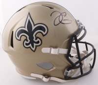 Derek Carr Signed Saints Full-Size Speed Helmet (Beckett) at PristineAuction.com