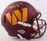 Magic Johnson Signed Commanders Full-Size Speed Helmet (Beckett) at PristineAuction.com