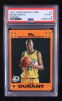 Kevin Durant 2007-08 Topps Rookie Set Orange #2 RC (PSA 6) at PristineAuction.com