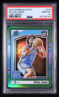 Dillon Jones 2024-25 Donruss Optic Lime Green #275 #045/149 RC (PSA 10) at PristineAuction.com