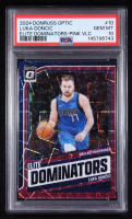 Luka Doncic 2024-25 Donruss Optic Elite Dominators Pink Velocity #10 #52/79 (PSA 10) at PristineAuction.com