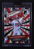 Fernando Mendoza 2025 Wild Card Comix Undefeated Indiana Red and Black Ray wave #ACBL-FM04 #2/2 RC at PristineAuction.com