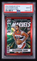 Alexandre Sarr 2024-25 Donruss Optic Net Marvels Red #7 #61/99 RC (PSA 10) at PristineAuction.com