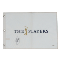 Rickie Fowler Signed The Players Championship Golf Pin Flag (PSA) at PristineAuction.com