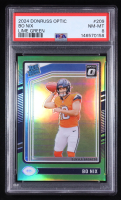 Bo Nix 2024 Donruss Optic Lime Green #209 #12/50 RC (PSA 8) at PristineAuction.com
