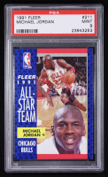 Michael Jordan 1991-92 Fleer #211 AS (PSA 9) at PristineAuction.com