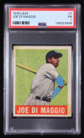 Joe DiMaggio 1949 Leaf #1 (PSA 1) at PristineAuction.com