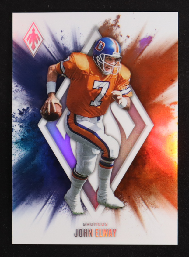 John Elway 2025 Panini Phoenix Color Blast #25 at PristineAuction.com John Elway 2025 Panini Phoenix Color Blast #25 at PristineAuction.com