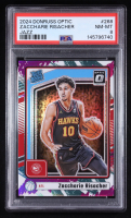 Zaccharie Risacher 2024-25 Donruss Optic Jazz #268 RC (PSA 8) at PristineAuction.com