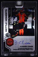 Ja'Marr Chase 2022 Panini Elements Mettle Moments Autographs #38/49 at PristineAuction.com