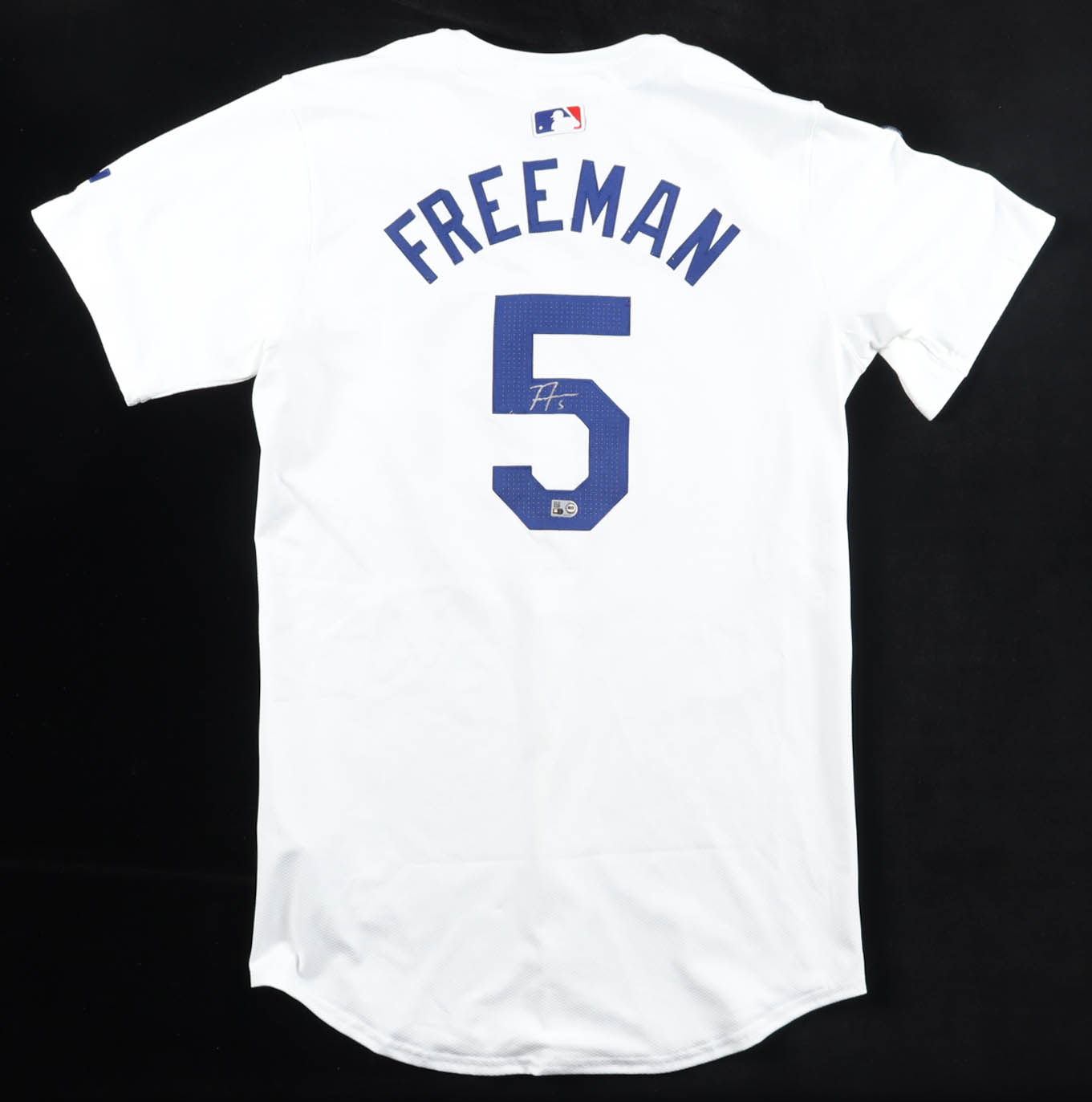 Freddie Freeman Signed Dodgers Nike Authentic Jersey With 2024 & 2025 World Series Patches (MLB) at PristineAuction.com Freddie Freeman Signed Dodgers Nike Authentic Jersey With 2024 & 2025 World Series Patches (MLB) at PristineAuction.com