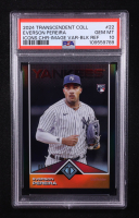 Everson Pereira 2024 Topps Transcendent Image Variations Black Refractors #22 RC #8/10 (PSA 10) at PristineAuction.com