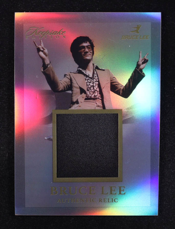 Bruce Lee 2024 Keepsake Collection Bruce Lee 50th Anniversary Kaleidoscope Edition Relics Silver #221 at PristineAuction.com Bruce Lee 2024 Keepsake Collection Bruce Lee 50th Anniversary Kaleidoscope Edition Relics Silver #221 at PristineAuction.com