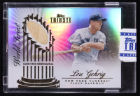 Lou Gehrig 2012 Topps Tribute World Series Swatches #LG #35/49 at PristineAuction.com