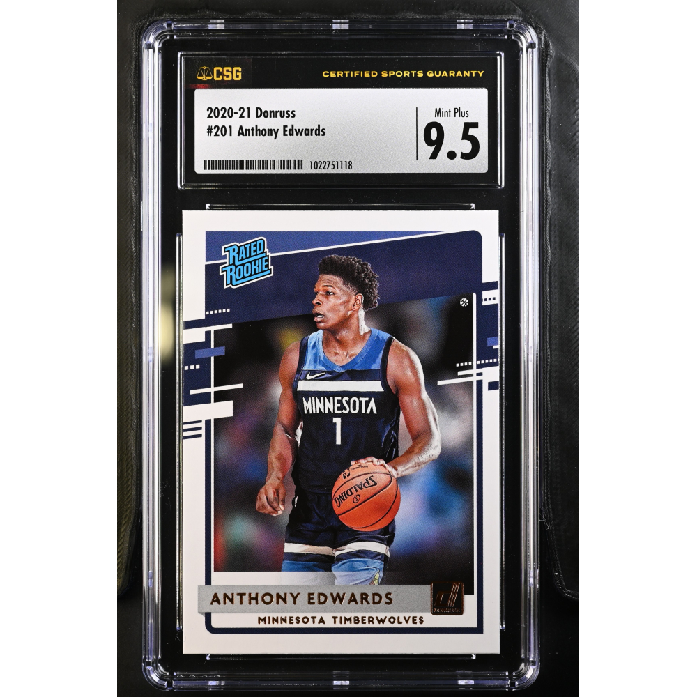 Anthony Edwards 2020-21 Panini Donruss RR #201 RC (CSG 9.5) at PristineAuction.com