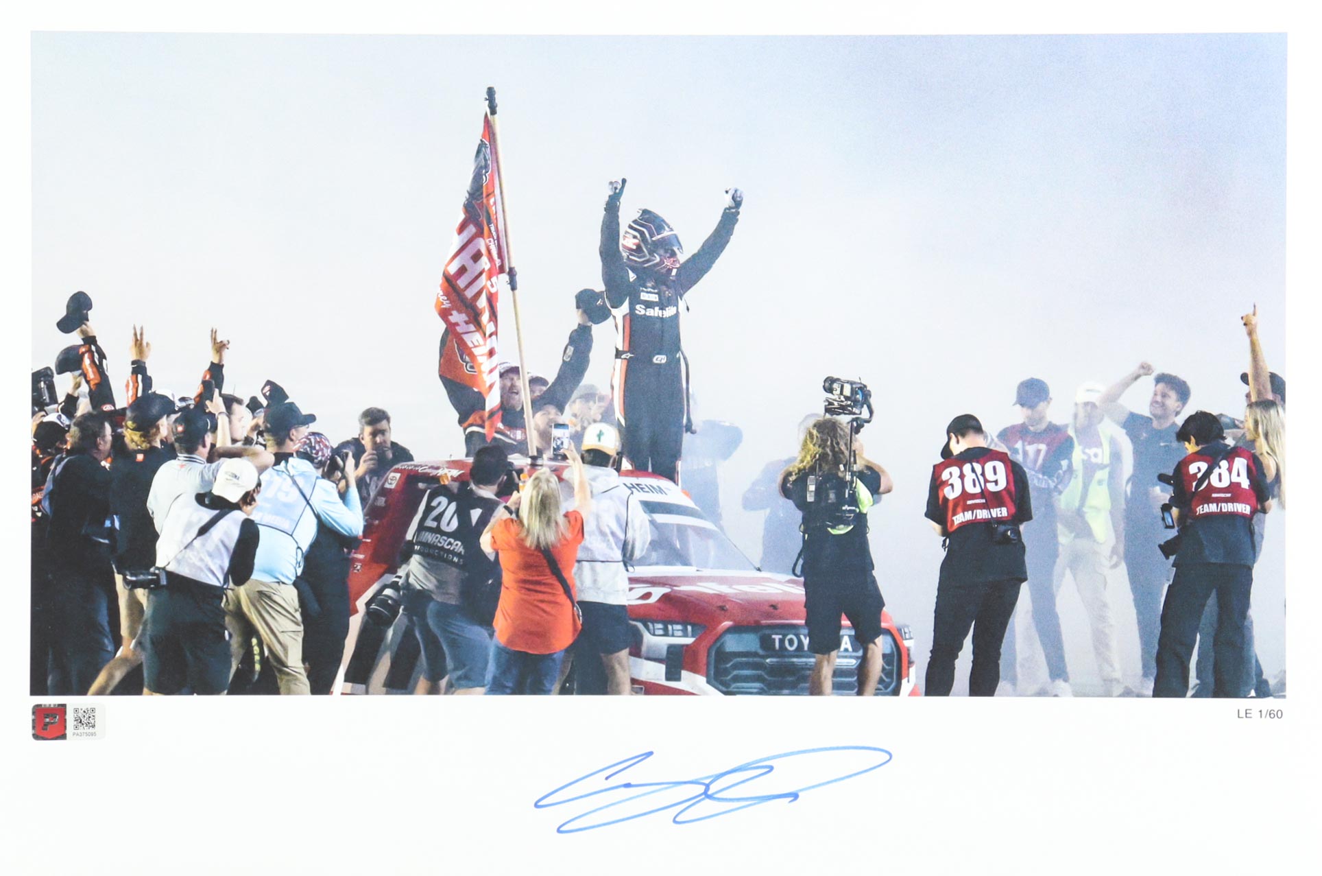 Corey Heim Signed LE Nascar 2025 Phoenix Win 12x18 Print (PA) at PristineAuction.com Corey Heim Signed LE Nascar 2025 Phoenix Win 12x18 Print (PA) at PristineAuction.com