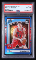 Matas Buzelis 2024-25 Donruss Optic Aqua #271 #156/225 RC (PSA 8) at PristineAuction.com