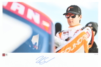 William Sawalich Signed LE NASCAR 12x18 Print (PA) at PristineAuction.com