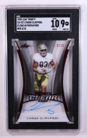 Chase Claypool 2020 Leaf Trinity Clear Autographs Red #CACC1 #03/15 RC (SGC 9 | Auto 10) at PristineAuction.com