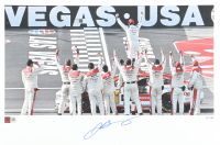 Josh Berry Signed LE Nascar Las Vegas Win 2025 12x18 Print (PA) at PristineAuction.com