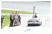 Josh Berry Signed LE Nascar Las Vegas Win 2025 12x18 Print (PA) at PristineAuction.com