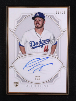 Gavin Lux 2020 Topps Definitive Collection Framed Autographs #DCFAGL #02/30 RC at PristineAuction.com