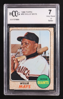 Willie Mays 1968 Topps #50 (BCCG 7) at PristineAuction.com