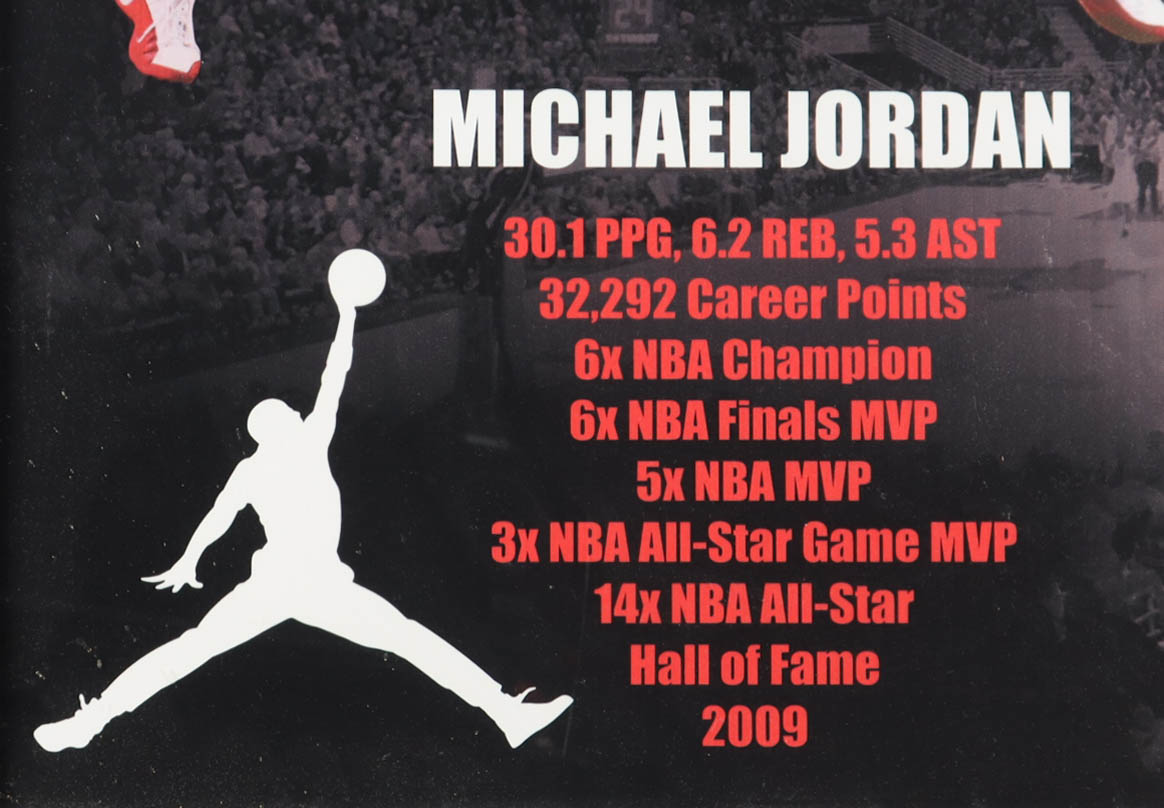 Michael Jordan Custom Framed Jersey Display at PristineAuction.com Michael Jordan Custom Framed Jersey Display at PristineAuction.com