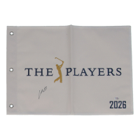 Si-Woo Kim Signed 2026 The Players Championship Golf Pin Flag (PSA) at PristineAuction.com