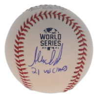 Alex Anthopoulos Signed 2021 World Series Baseball Inscribed "21 WS Champs" (Beckett) at PristineAuction.com