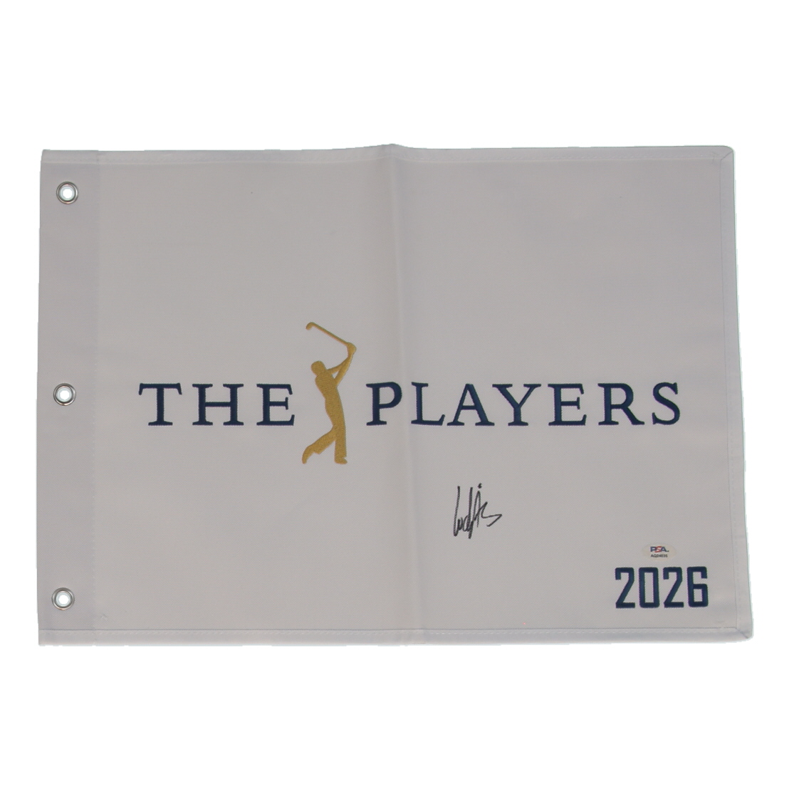 Ludvig Aberg Signed 2026 The Players Championship Golf Pin Flag (PSA) at PristineAuction.com Ludvig Aberg Signed 2026 The Players Championship Golf Pin Flag (PSA) at PristineAuction.com