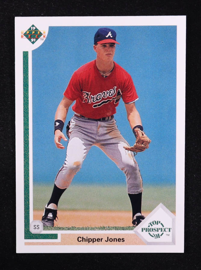 Chipper Jones 1991 Upper Deck #55 RC at PristineAuction.com Chipper Jones 1991 Upper Deck #55 RC at PristineAuction.com