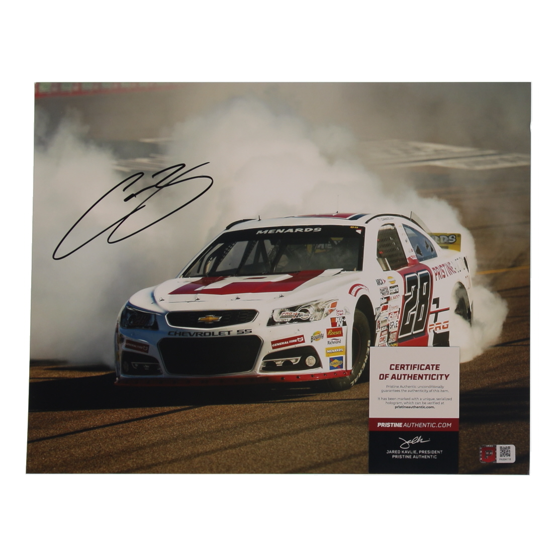 Connor Zilisch Signed NASCAR 11x14 Photo (PA) at PristineAuction.com Connor Zilisch Signed NASCAR 11x14 Photo (PA) at PristineAuction.com