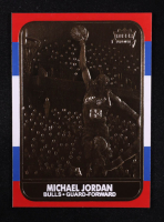 Michael Jordan 1997 Bleachers/Fleer Gold #6 1986-87 at PristineAuction.com