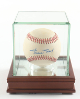Willie Mays Signed ONL Baseball with Display Case (Mays & PSA) at PristineAuction.com