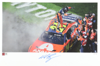 William Byron Signed LE Nascar 2025 Daytona Win 12x18 Print (PA) at PristineAuction.com