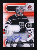 Jonathan Quick 2022-23 SP Game Used Edition Jersey Auto #113 #26/35 at PristineAuction.com