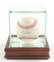 Yogi Berra Signed OAL Baseball with Display Case (PSA) at PristineAuction.com